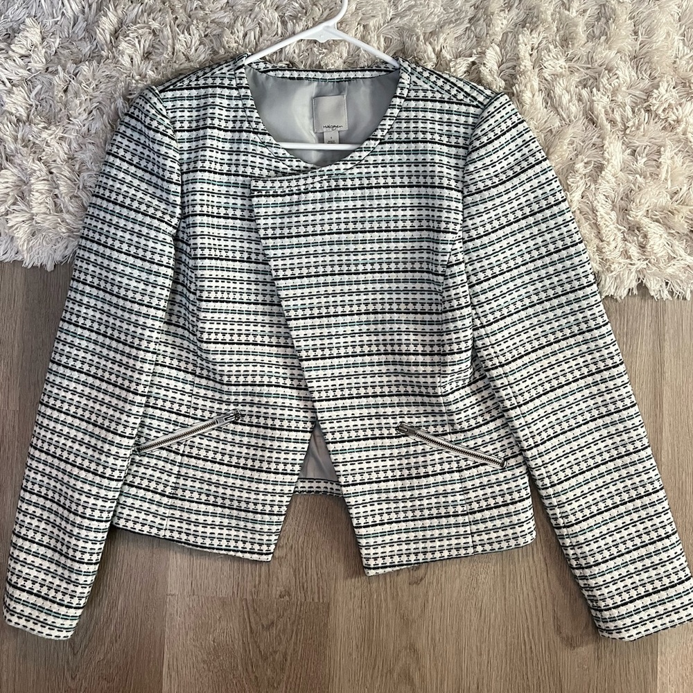 Halogen cropped blazer/jacket size S